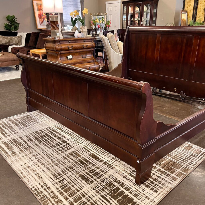 Orig Price $1049 - King Sleigh Bed