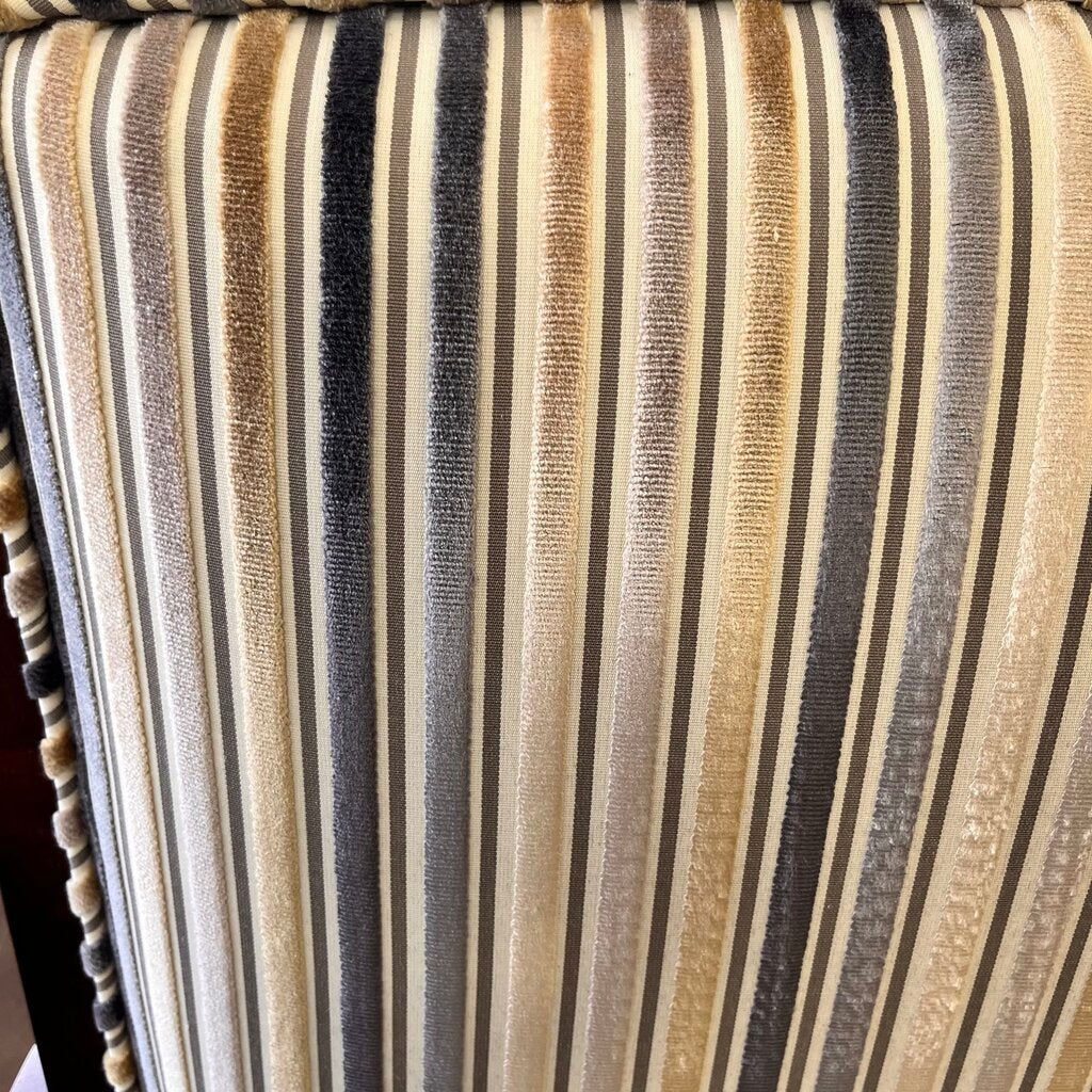 Orig Price $680 - Striped Accent Chair