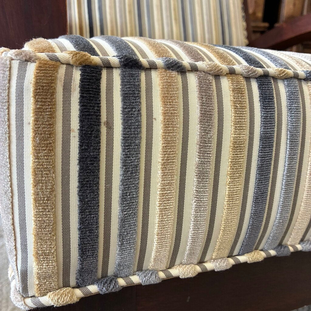Orig Price $680 - Striped Accent Chair