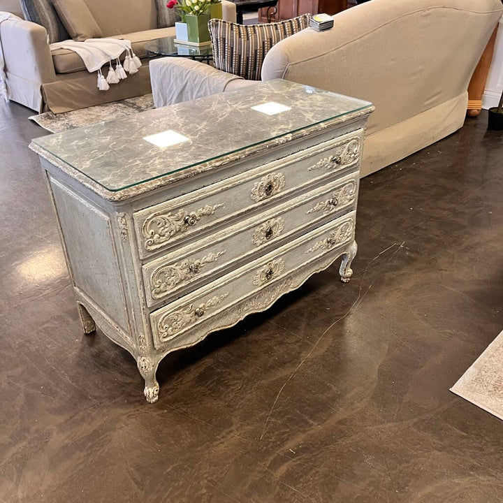 Antique French Chest w/ Marble Top