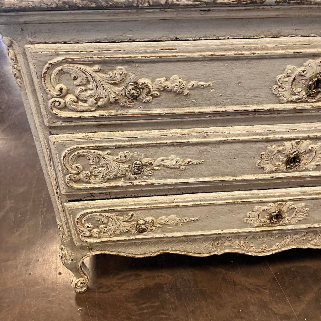 Antique French Chest w/ Marble Top
