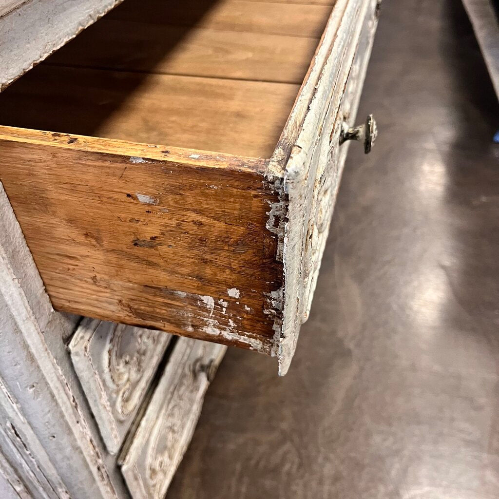 Antique French Chest w/ Marble Top
