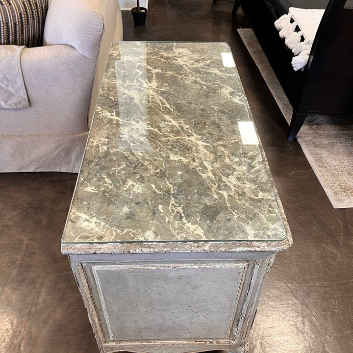 Antique French Chest w/ Marble Top