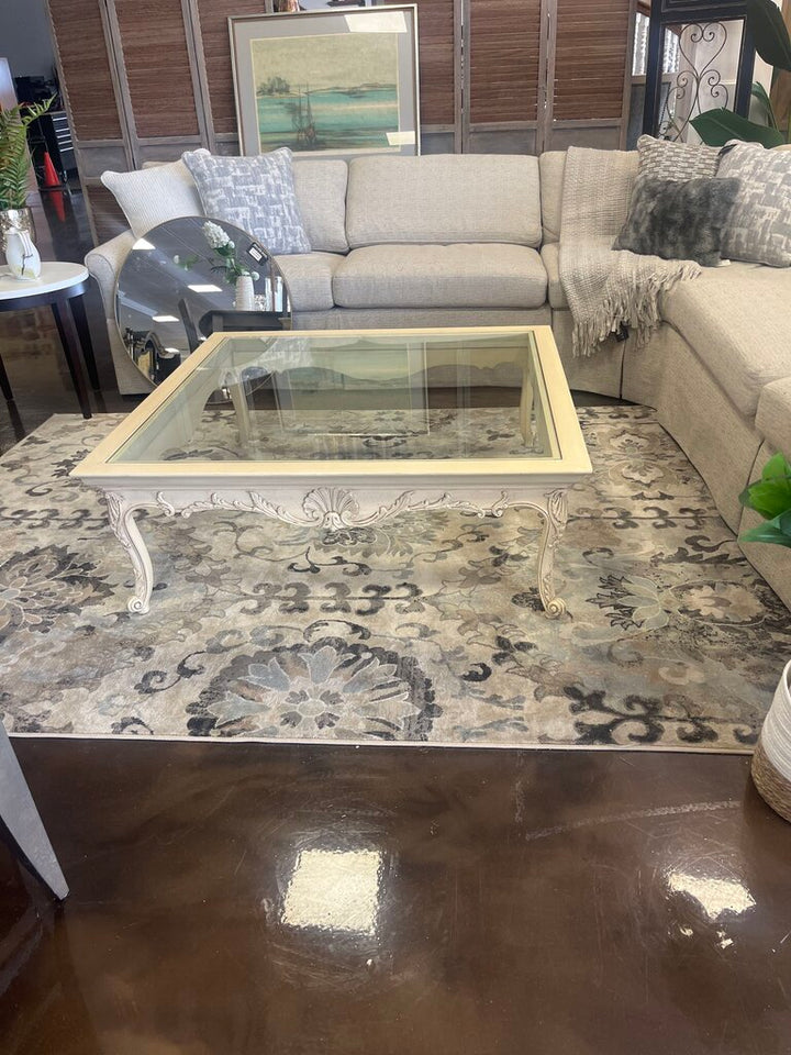 Cocktail Table w/ Glass Top