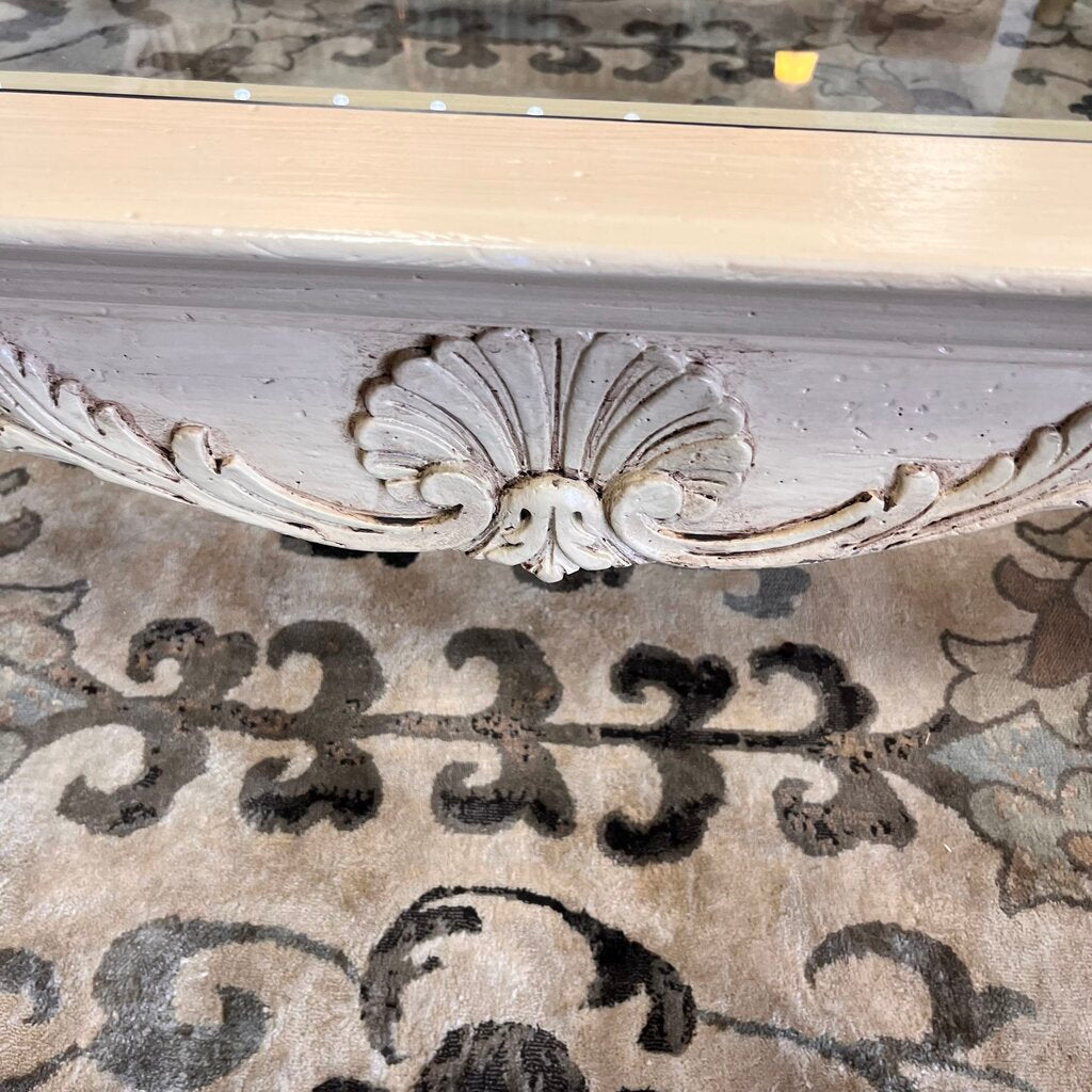 Cocktail Table w/ Glass Top