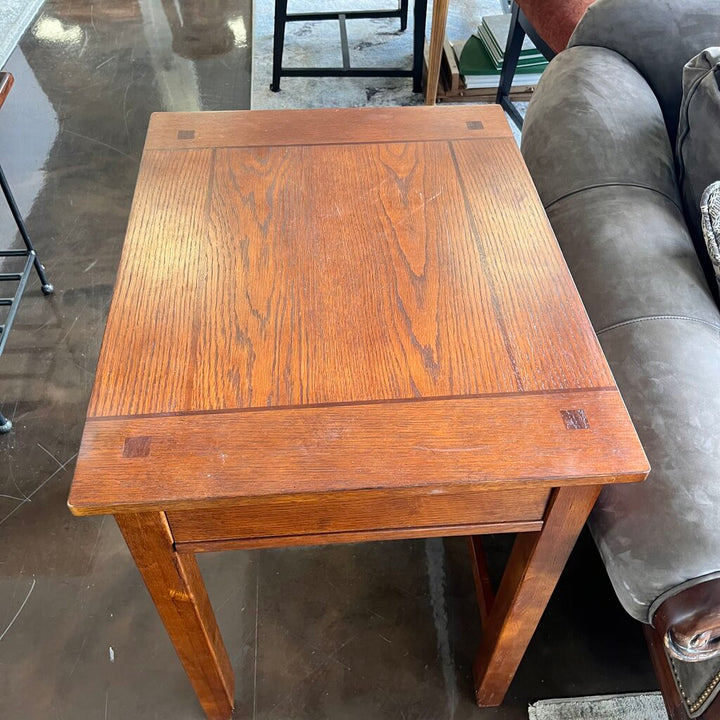 Orig Price $450 - Wood Side Table