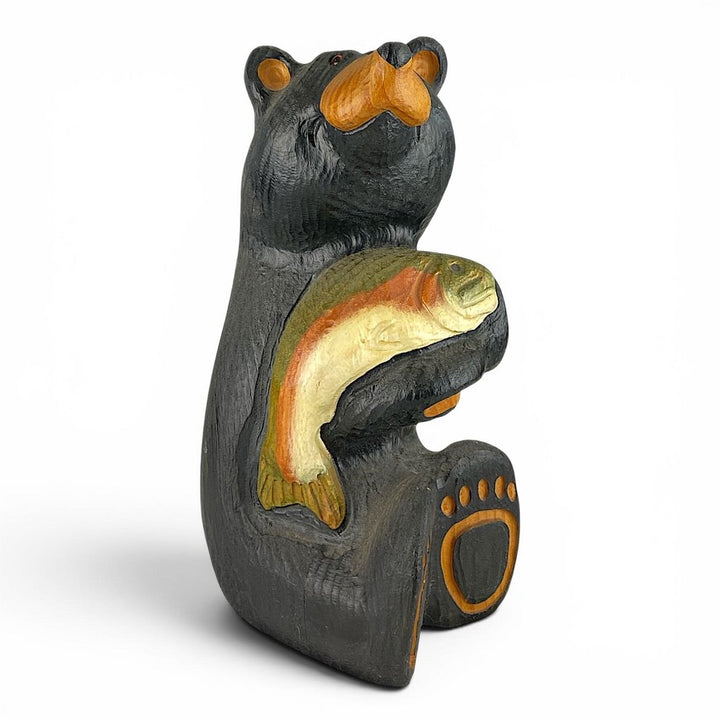 Carved Bear w/ Fish