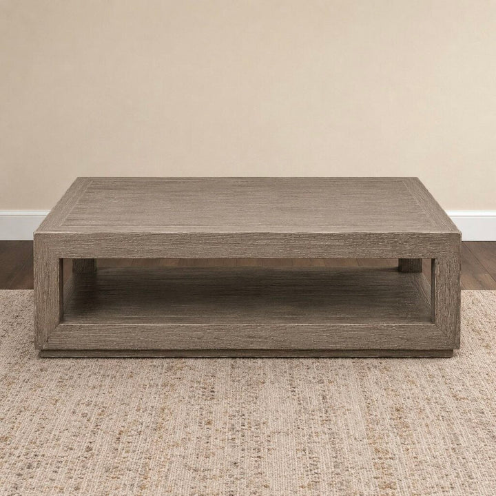 Orig. Price $2500 - Grand Framed Rectangle Cocktail Table