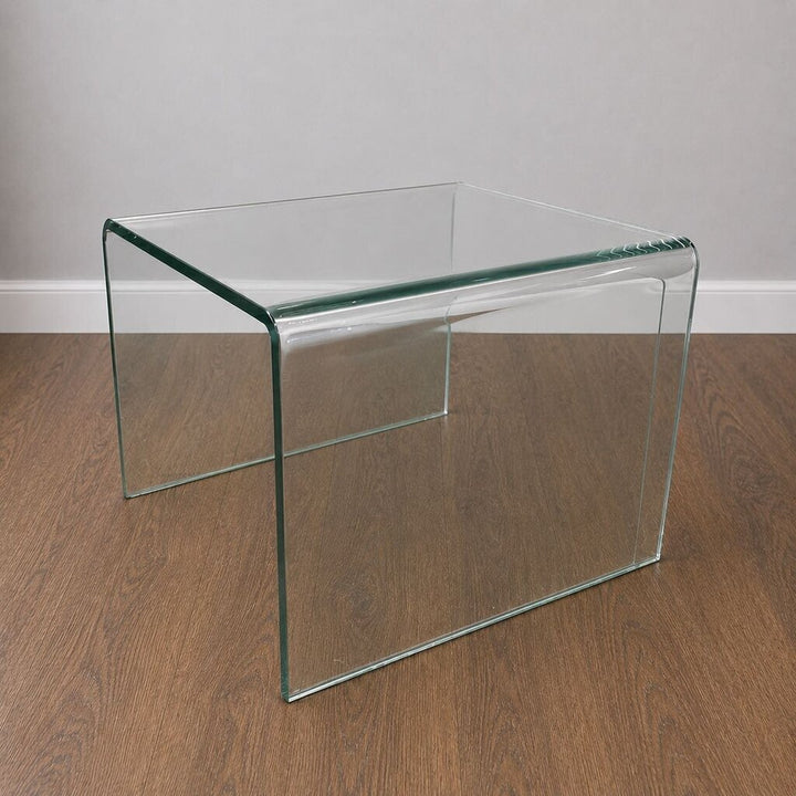 Vintage Glass Waterfall Table - Small