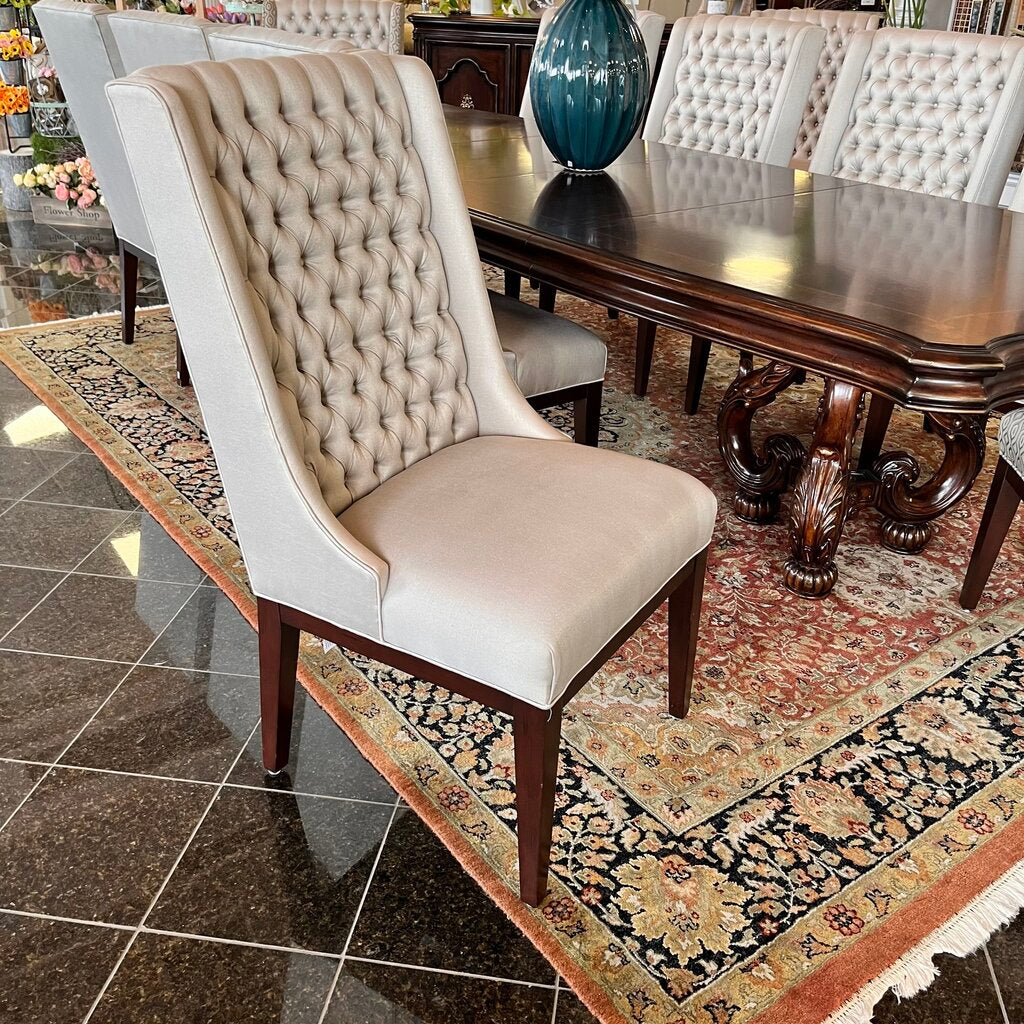 Orig Price $10000 - Dining Table w/ 12 Chairs & 2 Leaves
