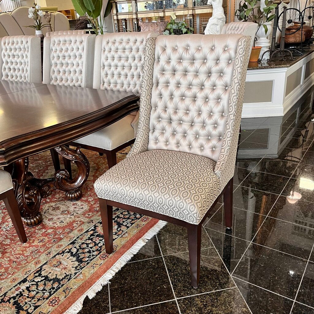 Orig Price $10000 - Dining Table w/ 12 Chairs & 2 Leaves