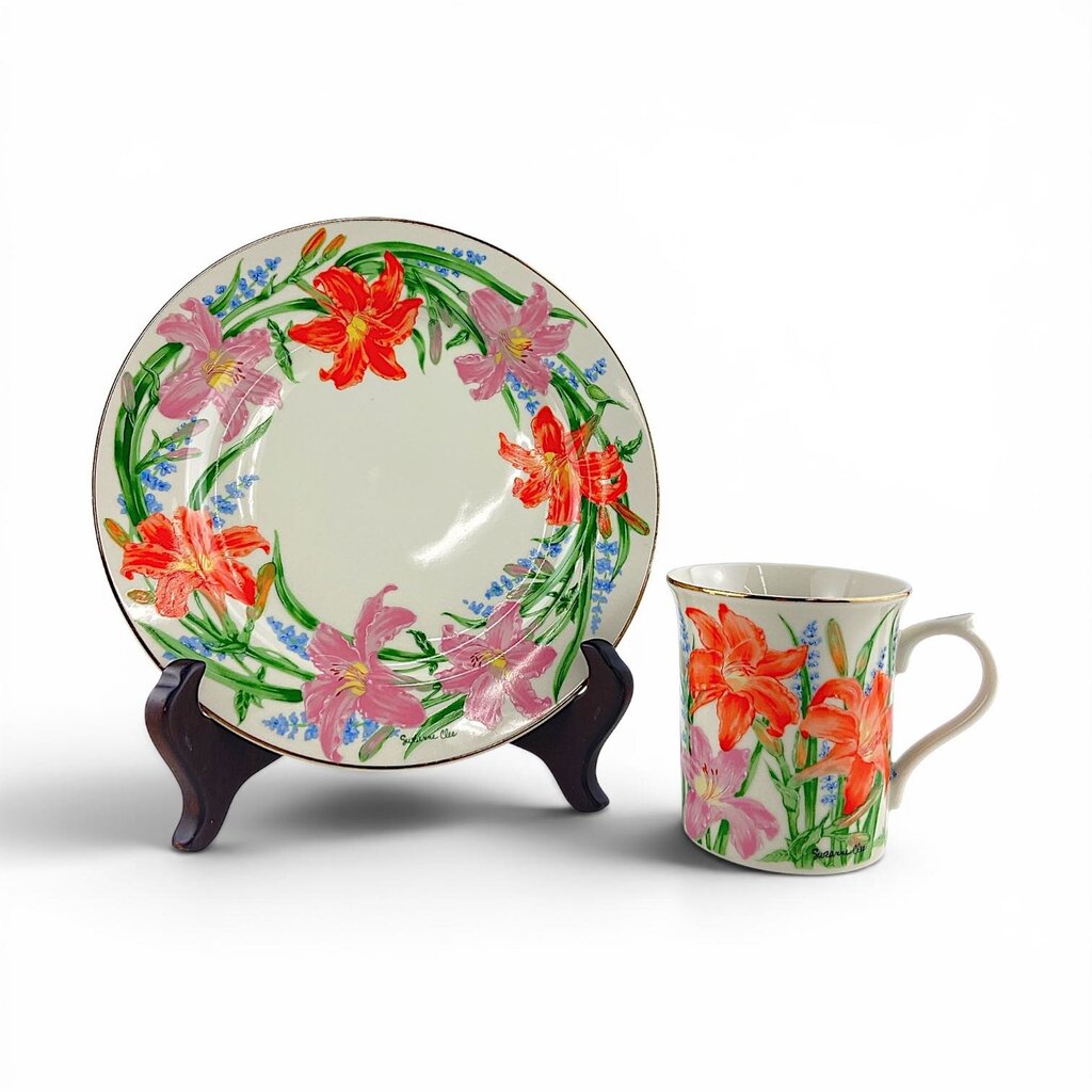 Set of 4 Plates & Mugs