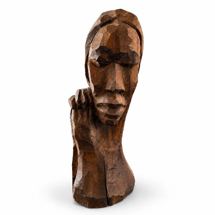 Wooden Carved Tribal Man