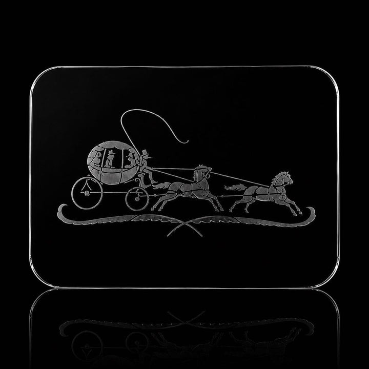 Cinderella Carriage Glass Server