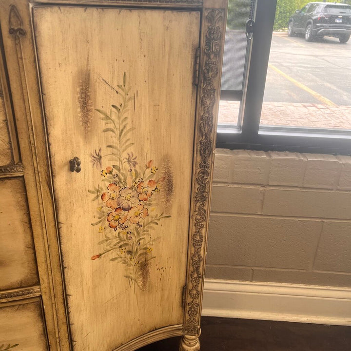 Orig Price $2400 - Painted Buffet w/ Stone Top
