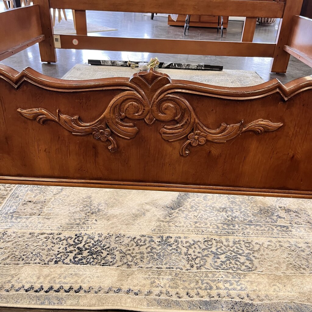 Orig Price $4000 - Wood King Bed