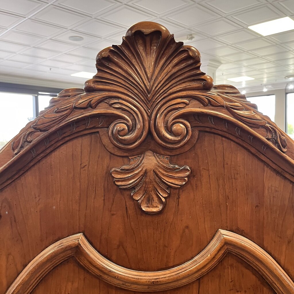 Orig Price $4000 - Wood King Bed