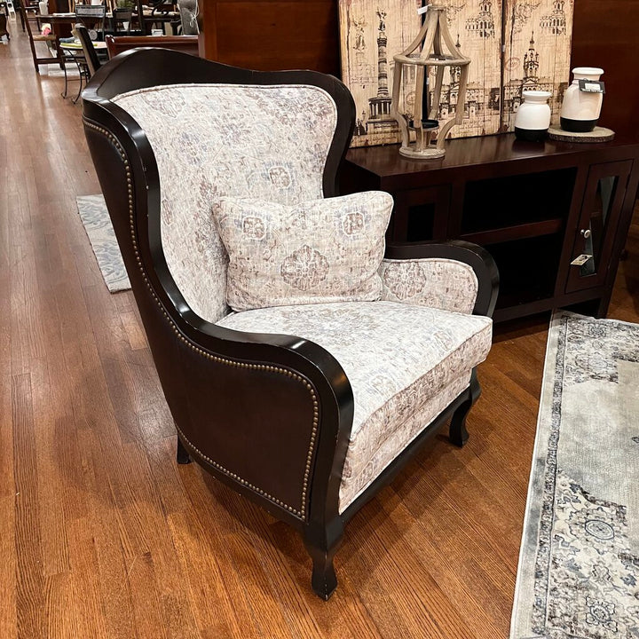 Wood Framed Accent Chair