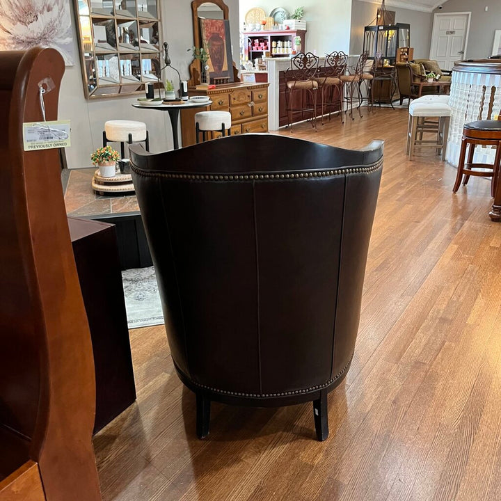 Wood Framed Accent Chair