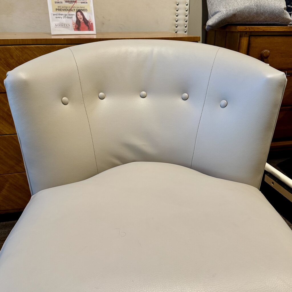 Orig. Price $900 - Nolita Leather Slipper Chair