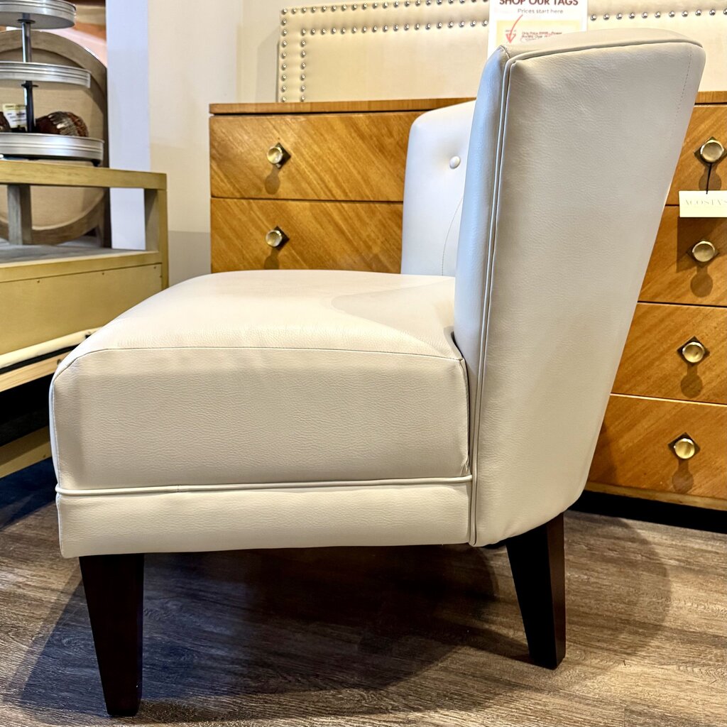 Orig. Price $900 - Nolita Leather Slipper Chair