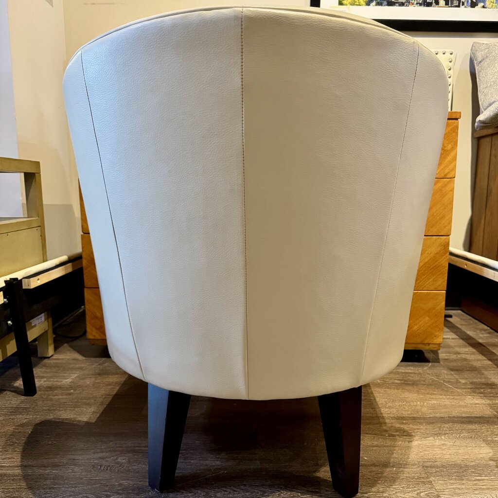 Orig. Price $900 - Nolita Leather Slipper Chair