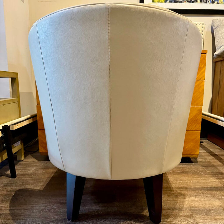 Orig. Price $900 - Nolita Leather Slipper Chair