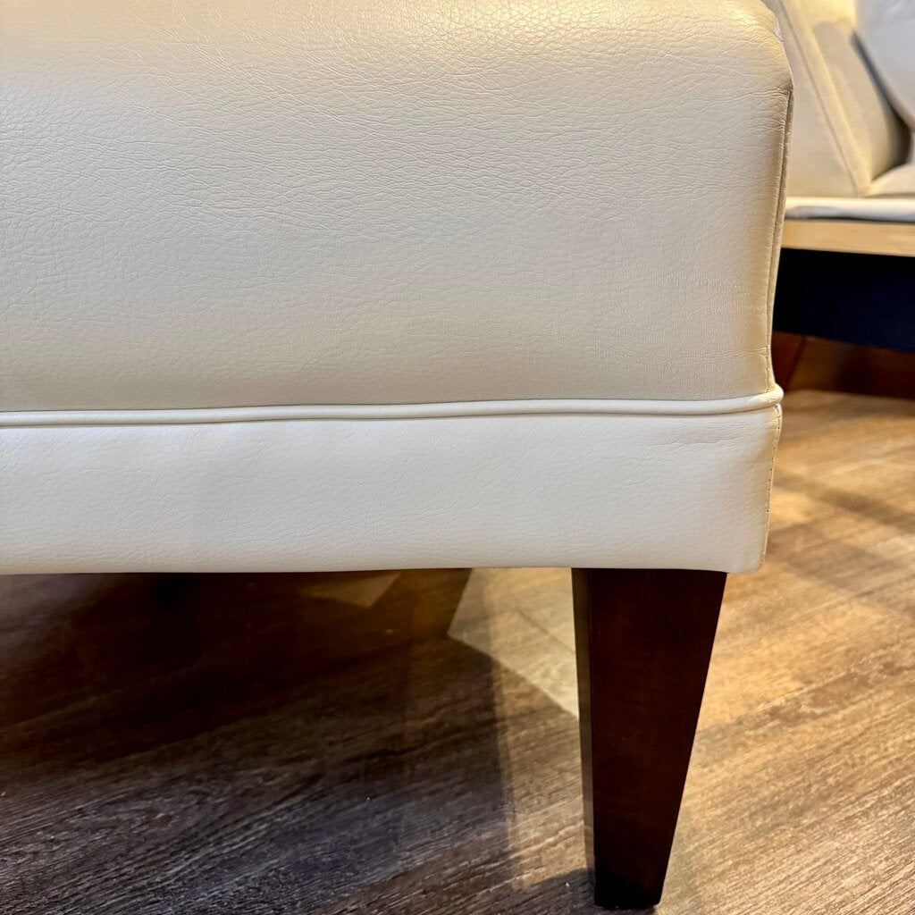 Orig. Price $900 - Nolita Leather Slipper Chair