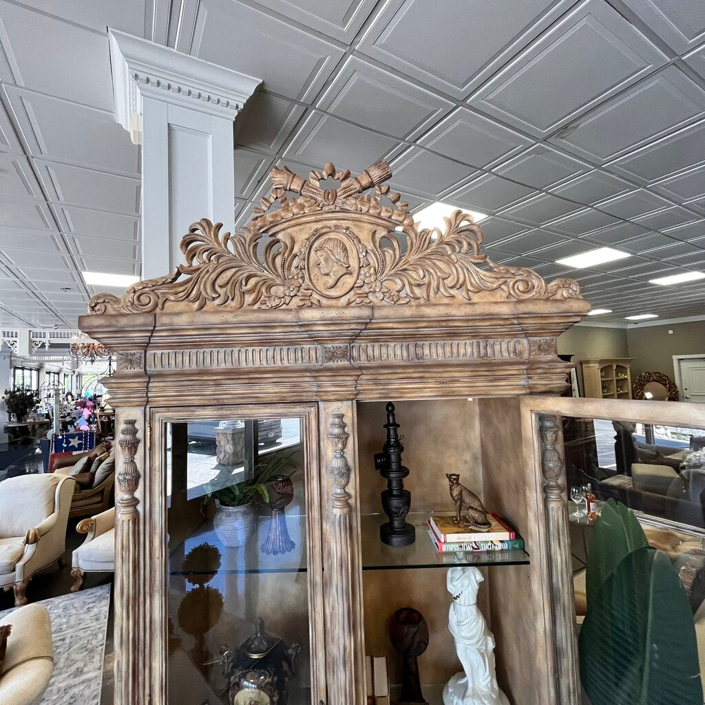 Orig Price $6700 - Ornate Display Cabinet