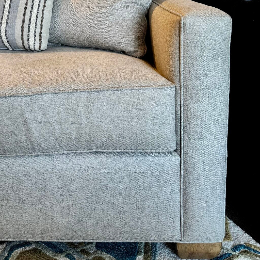 Orig. Price $4400 - Cornerstone 2 Piece Wedge Sofa with 4 Pillows