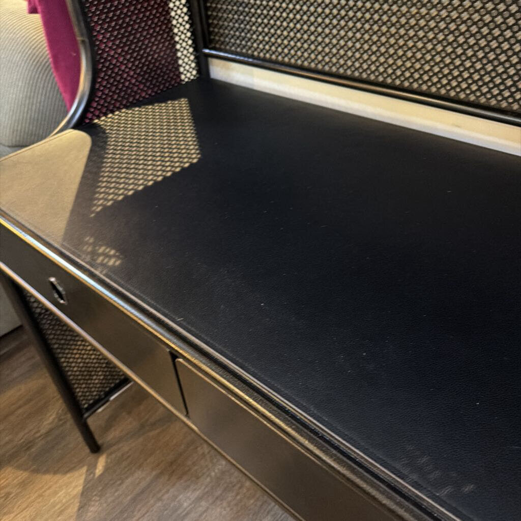 Orig Price $1200 - Industrial Mesh Writing Desk