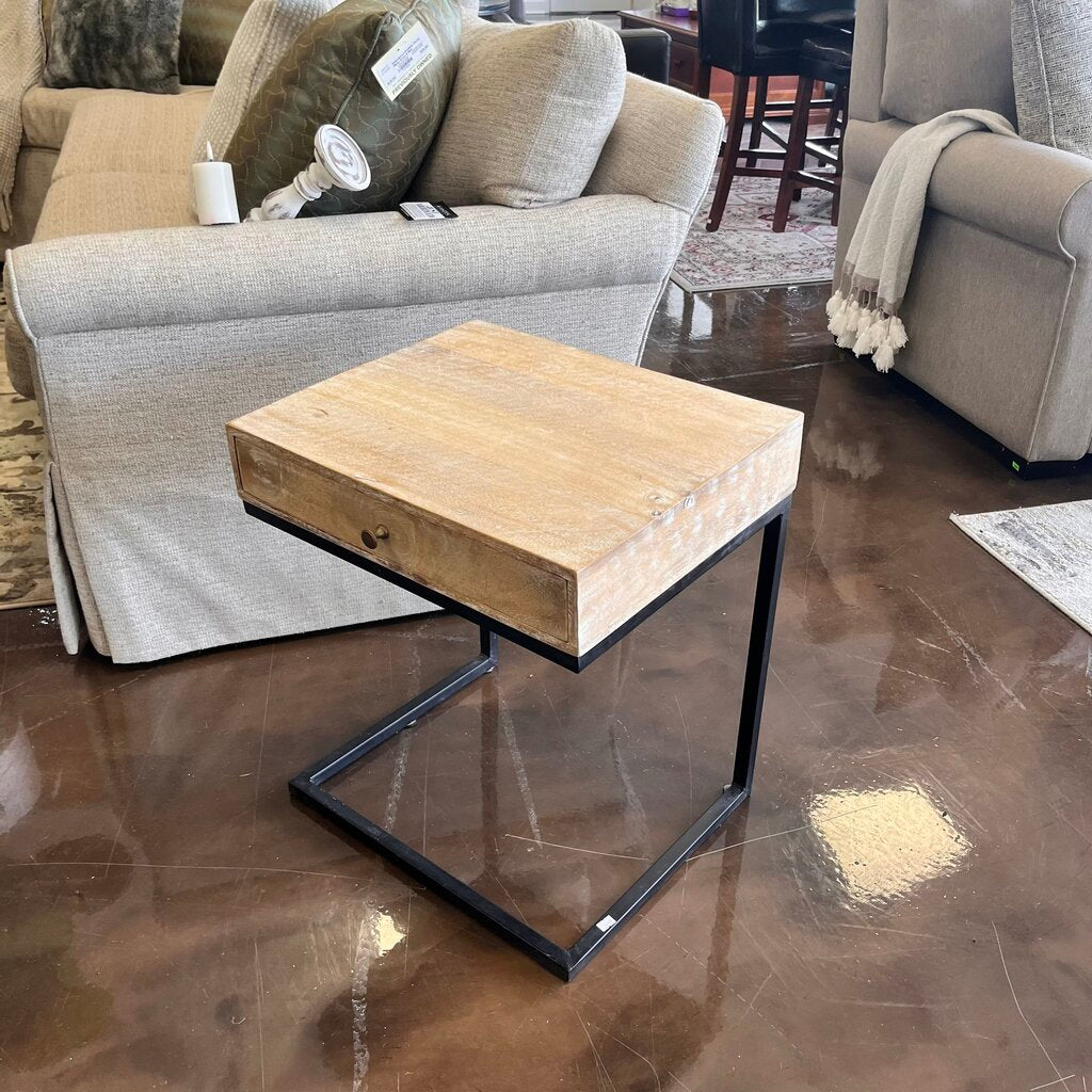 C-Shaped Side Table