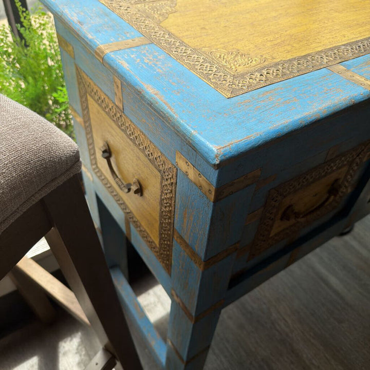 3 Drawer Bohemian Console Table