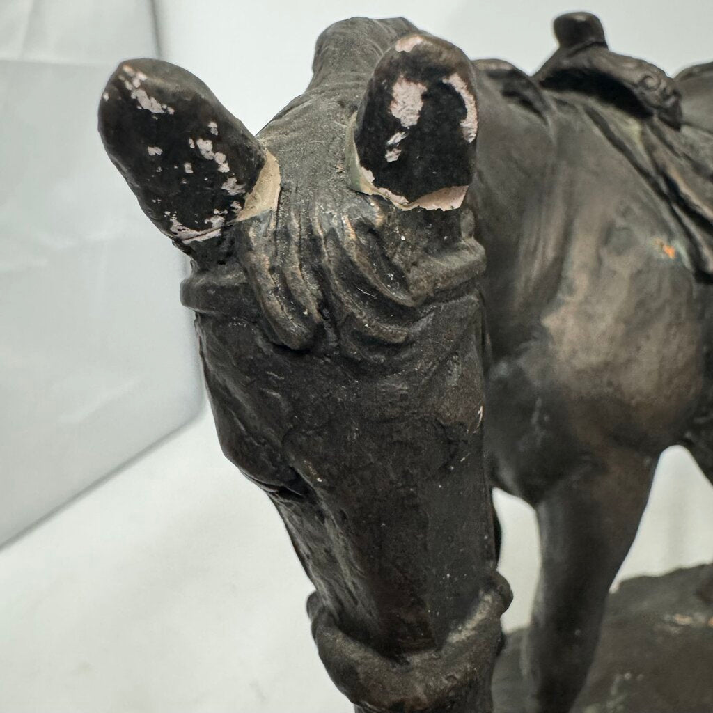 Cowboy & Horse Statue