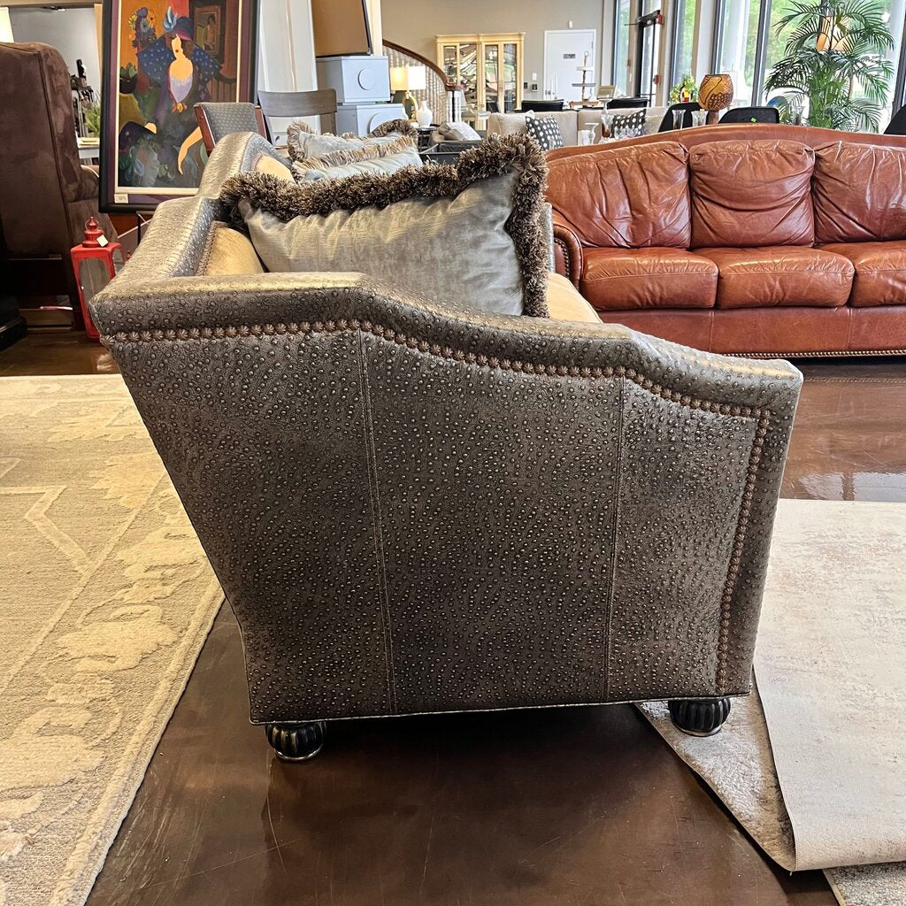 Orig Price $6000 - Sofa w/ Ottoman & Accent Pillows