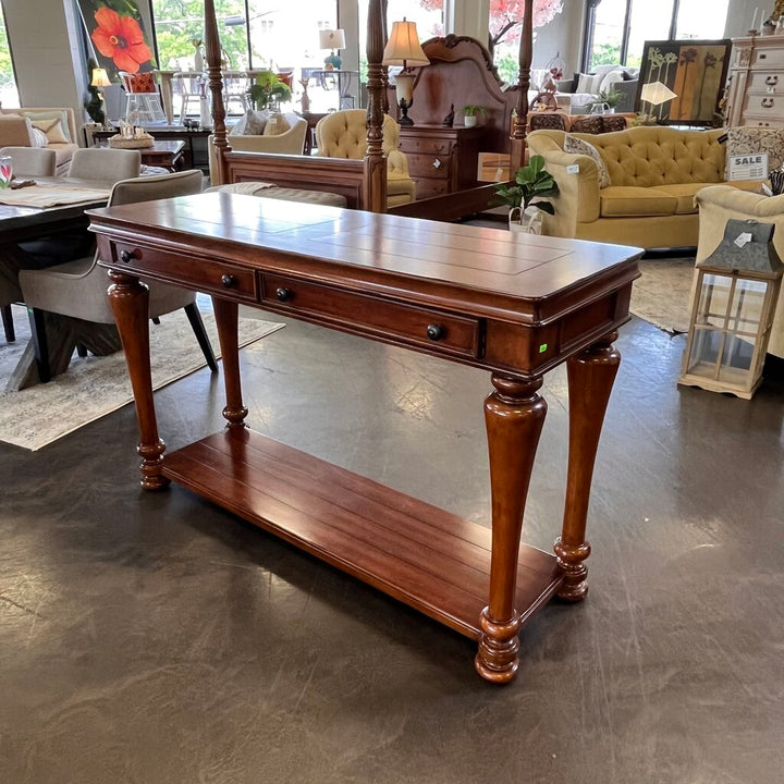 Orig Price $900 - Sofa Table w/ 2 Drawers