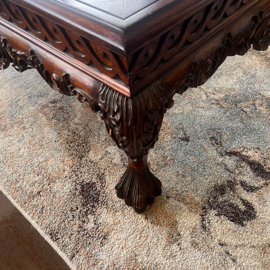 Orig Price $1500 - Cocktail Table w/ Glass Inlay