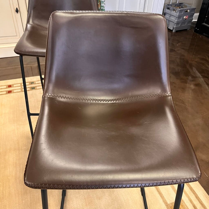 Orig Price $90 - Faux Leather Bar Stool