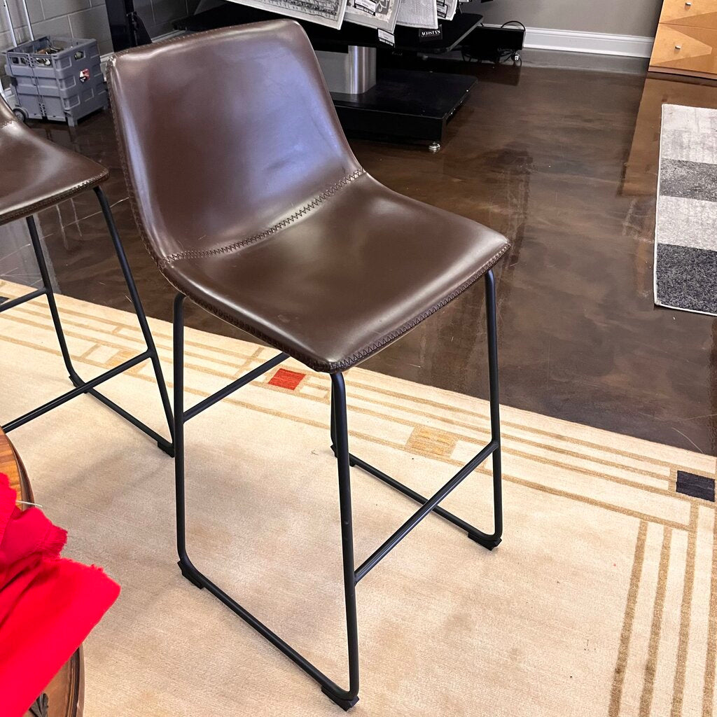 Orig Price $90 - Faux Leather Bar Stool