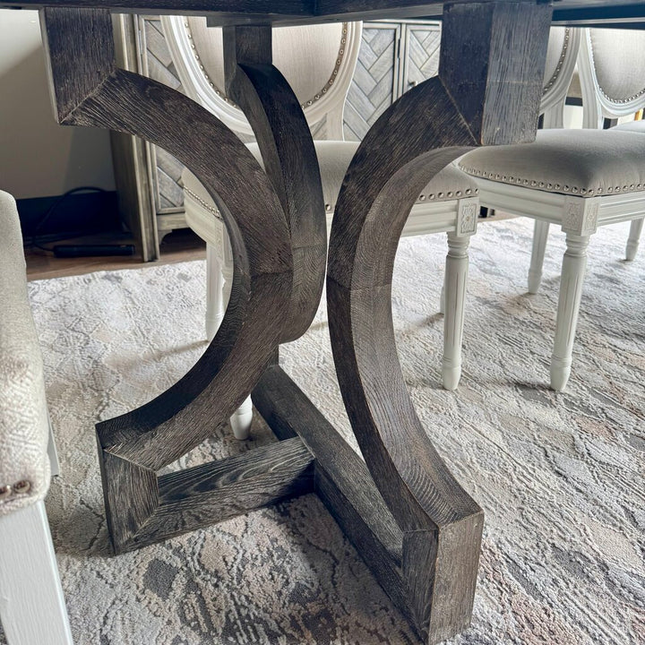 Parquet Trestle Dining Table