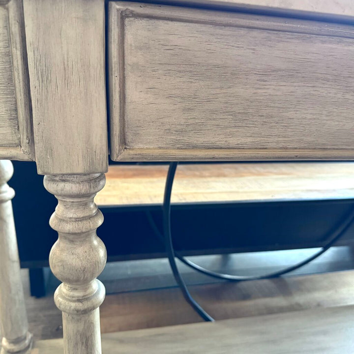 *Orig. Price $2449 - Danielle 2 Drawer Marble Top Console Table