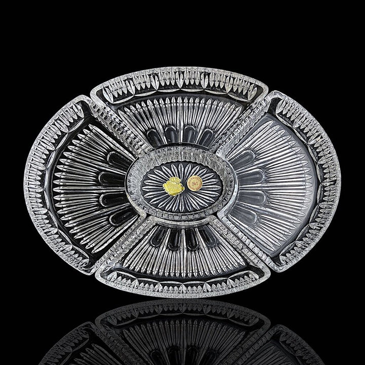 Set of 5 Cut Crystal Server Inserts - Box Available