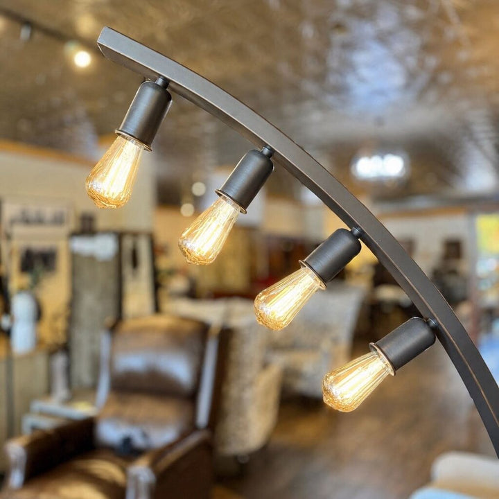 Orig. Price $500 - Industrial Arched Floor Lamp