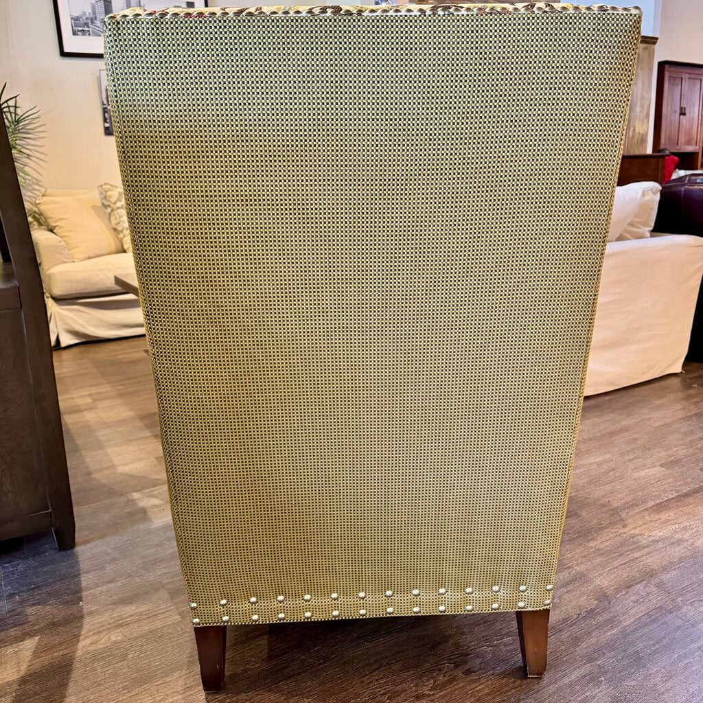 Orig. Price $3400 - Paisley Pattern Mix Chair with Ottoman
