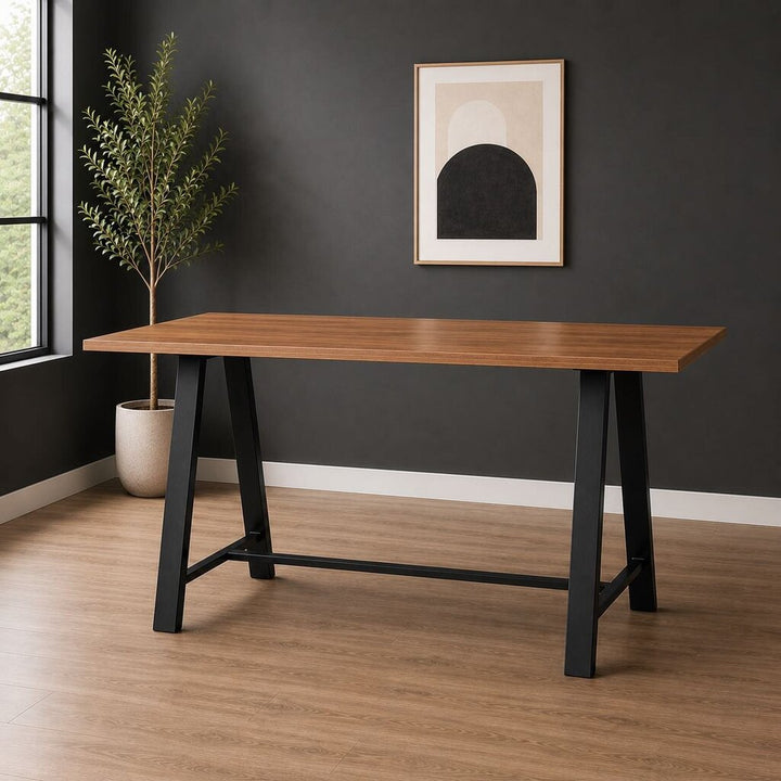 Orig. Price $1507 - Modern Industrial Counter Height Gathering Table