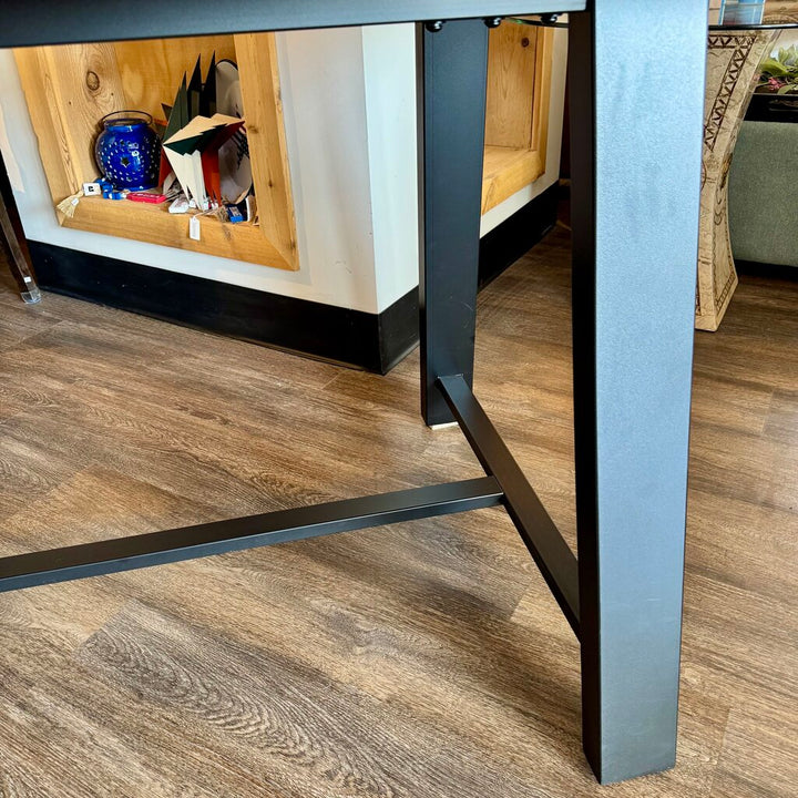 Orig. Price $1507 - Modern Industrial Counter Height Gathering Table