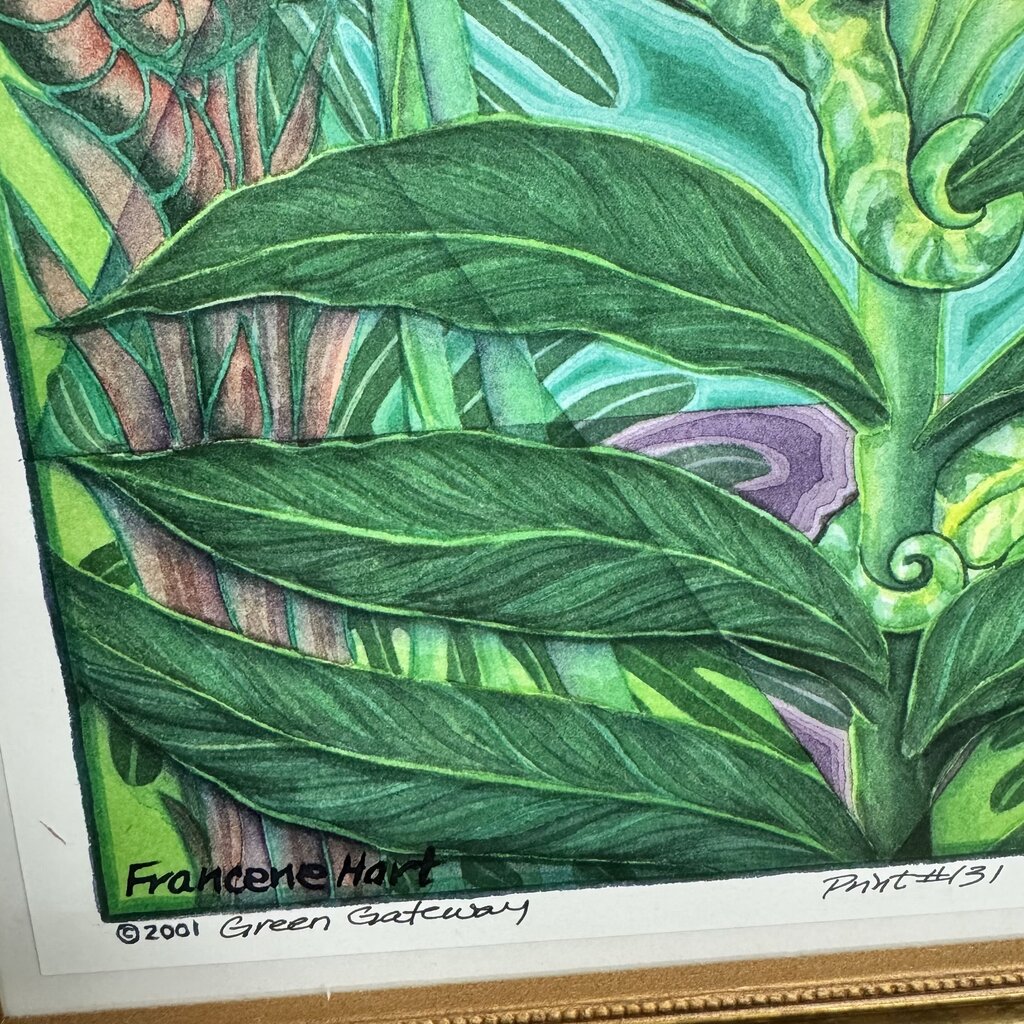 Orig. Price $250 - "Green Gateway" Hand Signed/Numbered Giclee Print