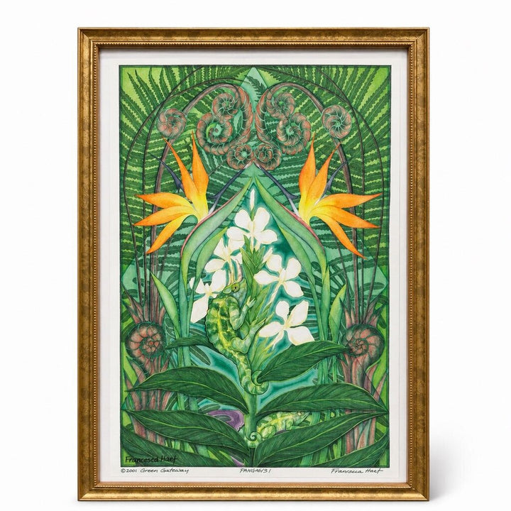 Orig. Price $250 - "Green Gateway" Hand Signed/Numbered Giclee Print