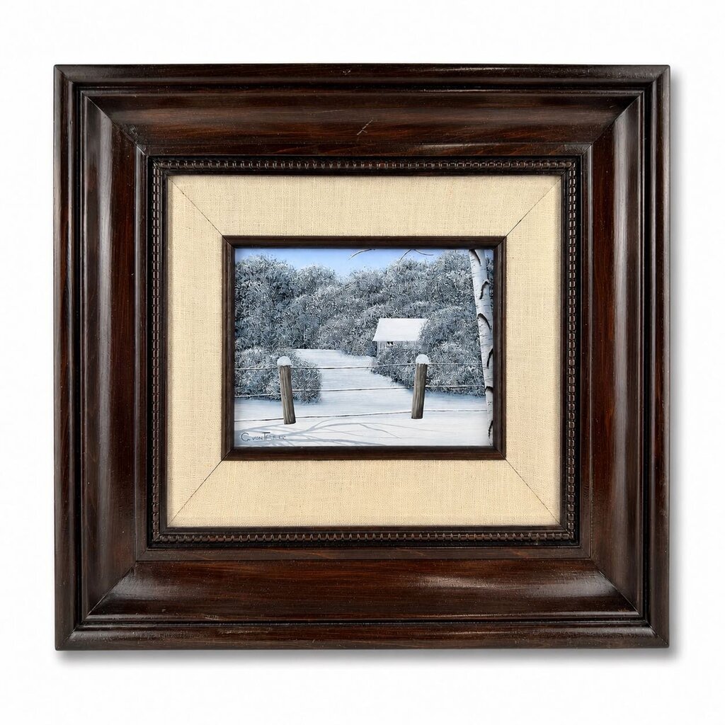 Original Oil - Winter by Von Trier
