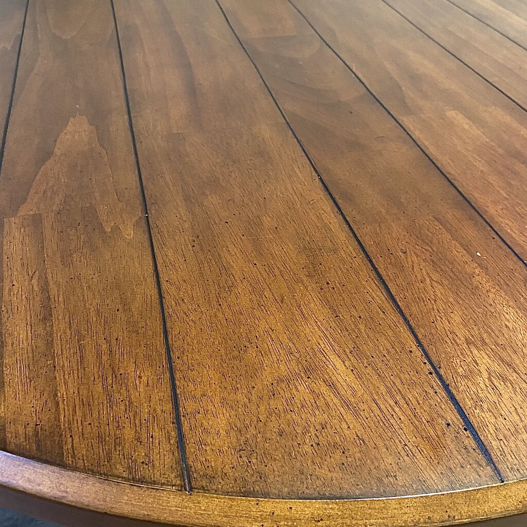 Orig. Price $317 - Counter Height Round Table w/ Metal Base
